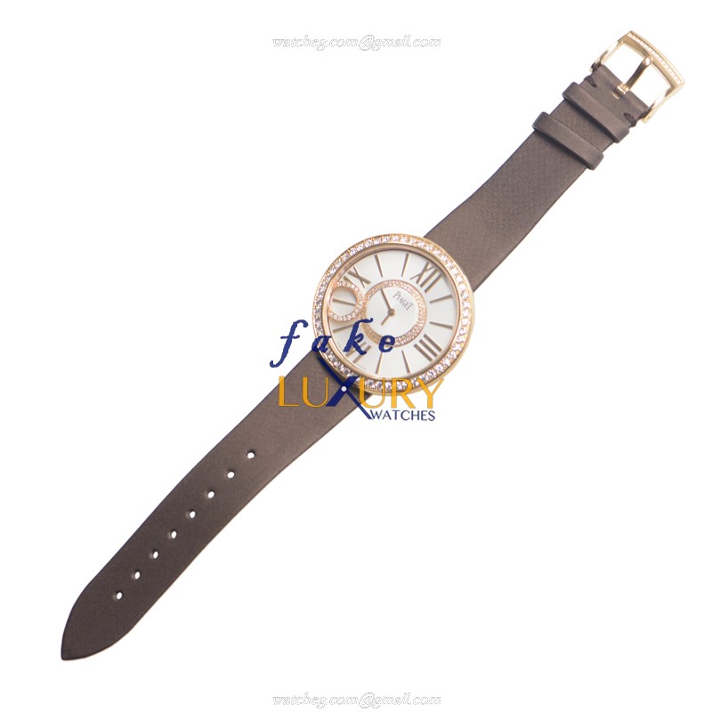 Piaget G0A36157 Limelight Quartz 18kt Rose Gold White Dial Replica Watch - Image 2