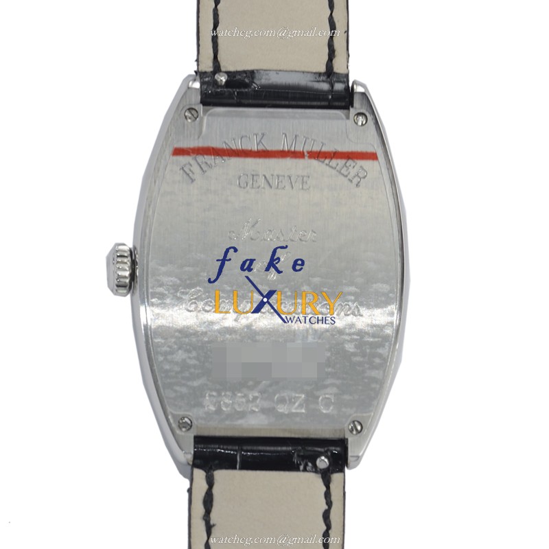 Franck Muller 2852 QZ AC Master Of Complication Quartz Stainless Steel Replica Watch - Pink Dial - Image 3