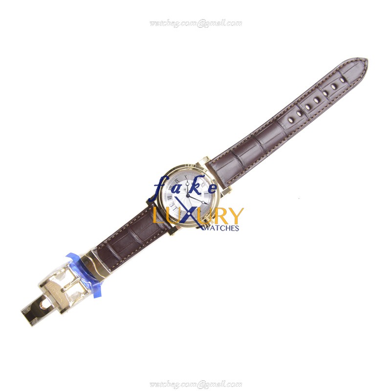 Breguet 5817BA/12/9V8 MARINE Automatic 18kt Yellow Gold Silver Dial Replica Watch - Image 2