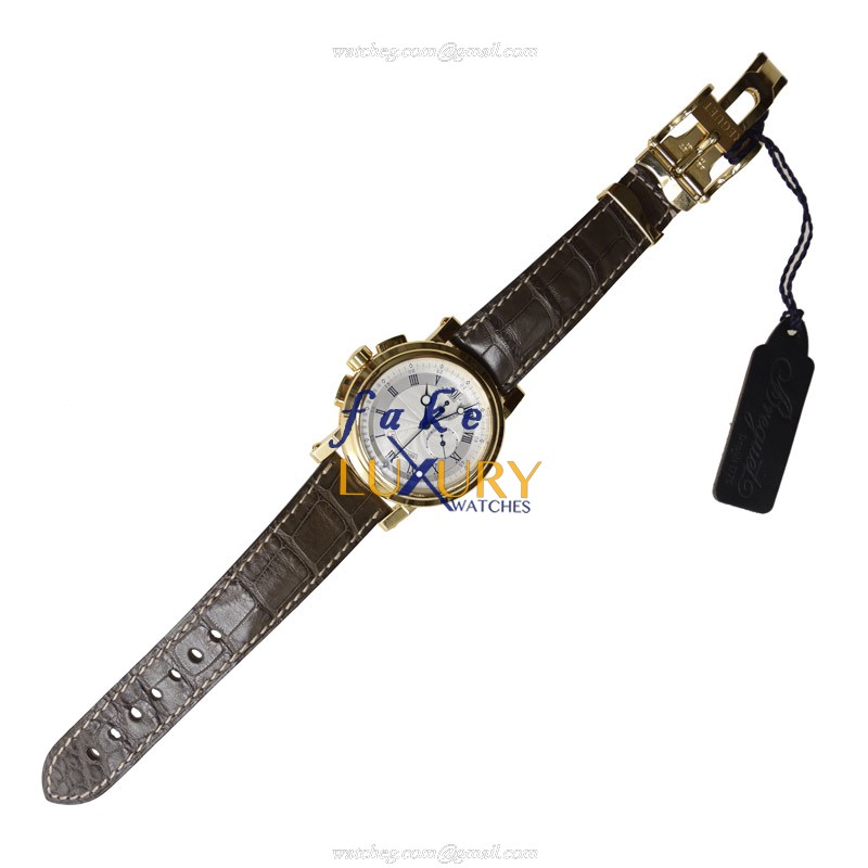 Breguet 5827BA/12/5ZU MARINE Replica Watch, Silver Dial, 18kt Yellow Gold Case, Automatic - Image 2