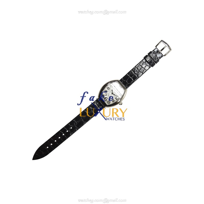 Franck Muller 5002 L QZ OG Heart Quartz 18kt White Gold Leather Replica Watch - Image 2