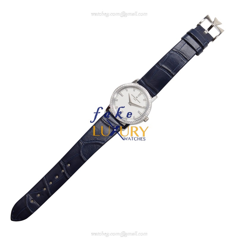 Vacheron Constantin 25558/000G-9405 Traditionnelle Replica Watch, Quartz Movement, White Gold & - Image 2