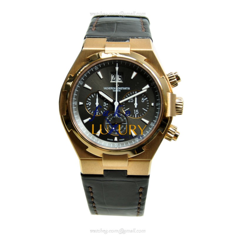 Vacheron Constantin Overseas 49150/000R-9338 Replica Watch, Automatic, 18kt Rose Gold Case, Black - Image 2