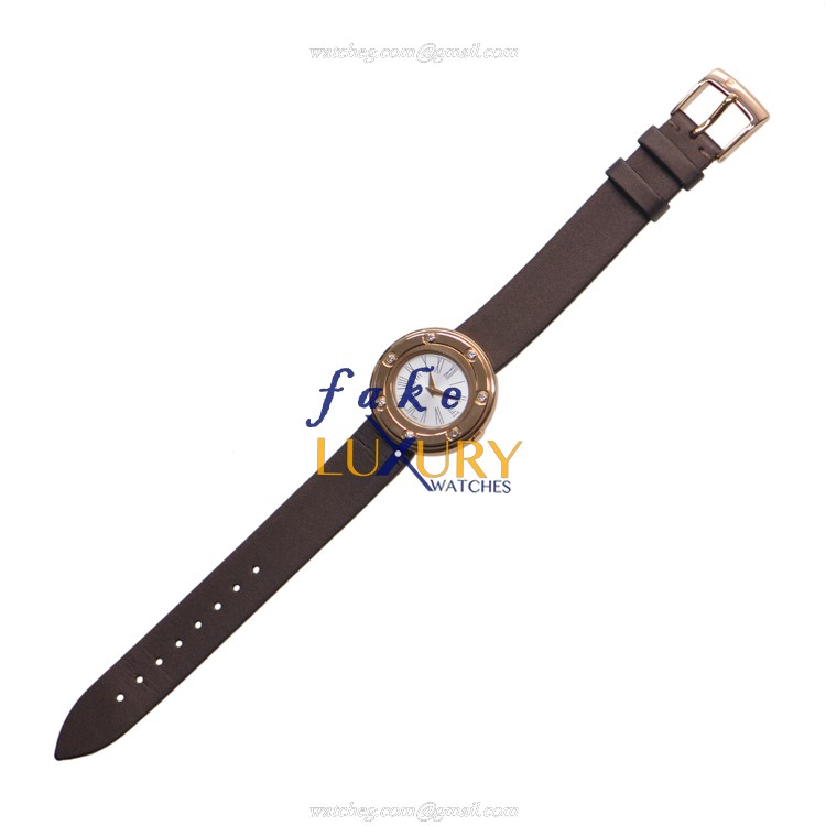 Piaget G0A35086 POSSESSION - Replica Watch - 29mm Quartz - 18kt Rose Gold Case - Brown Silk Strap - Image 2