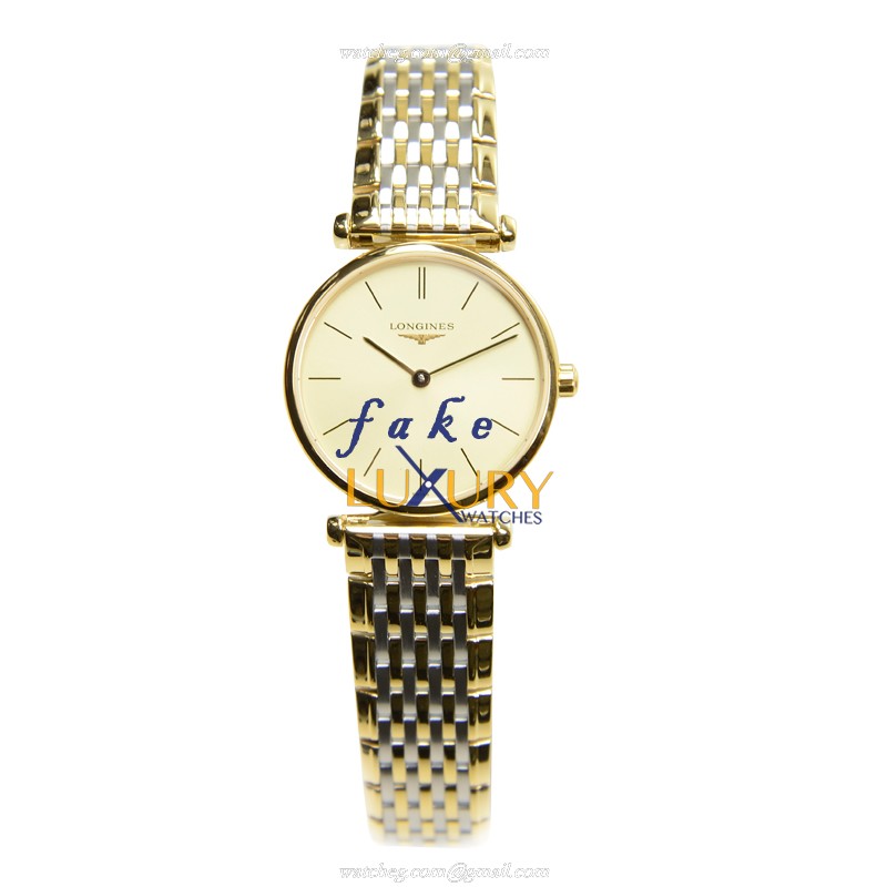 Longines L4.209.2.32.7 Replica La Grande Quartz Watch, Gold PVD Case Gold Dial - Image 2