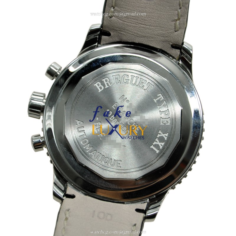 Breguet 3810ST/92/9ZU TYPE XXI Replica Watch, 42mm Automatic, Black Dial, Steel Case - Image 3