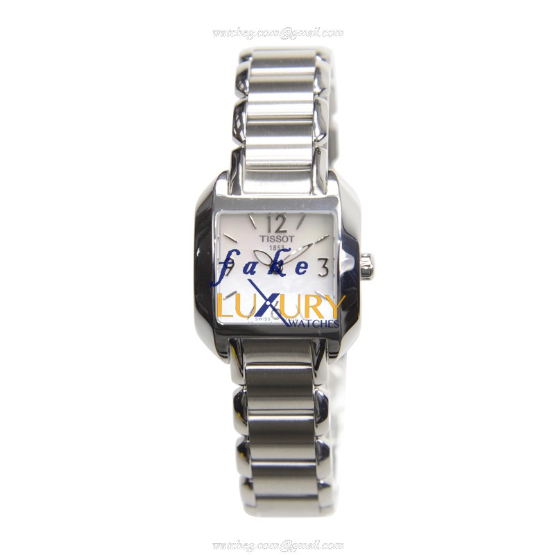 Tissot T02.1.285.82 Replica Watch, White Dial, Steel Case, Quartz Movement, Silver Strap - Image 2
