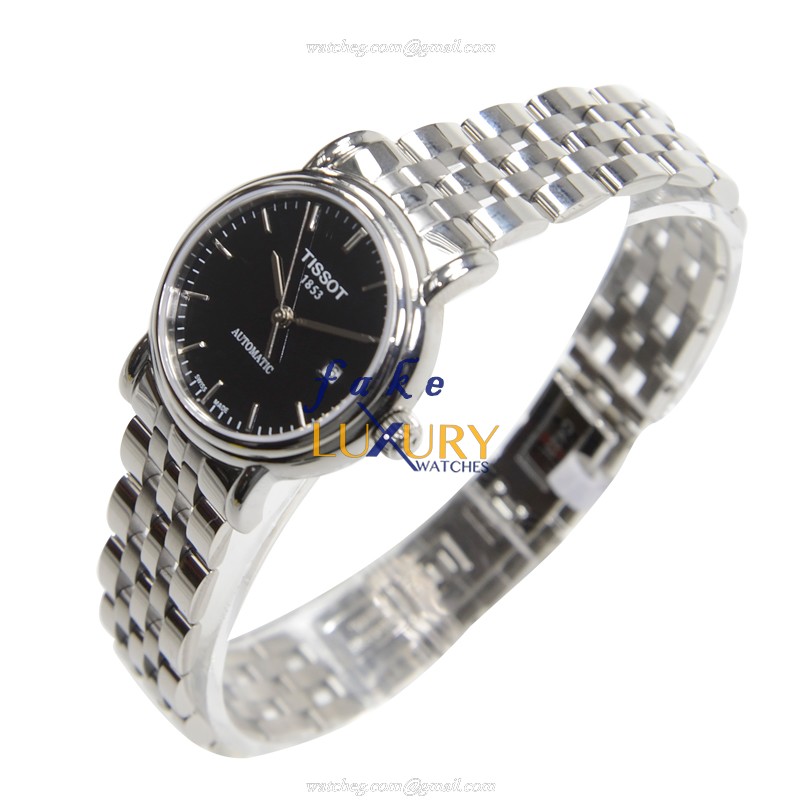 Tissot T95.1.183.51 Replica Watch, Quartz Movement, Black Dial, Steel Bracelet - Image 3