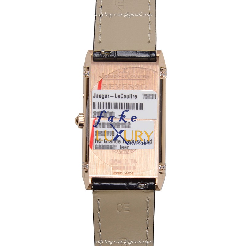 Jaeger-Lecoultre Q3302421 Manual Wind 18kt Rose Gold Replica Watch, Silver Dial, Alligator Strap - Image 3