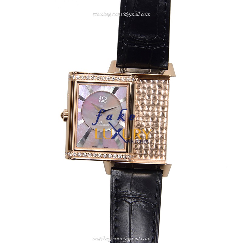 Jaeger-Lecoultre Q3302421 Manual Wind 18kt Rose Gold Replica Watch, Silver Dial, Alligator Strap - Image 4