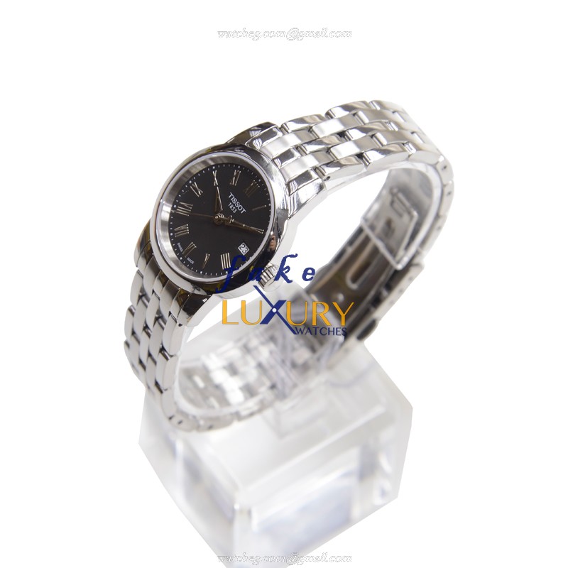 Tissot T-CLASSIC Replica Watch T033.210.11.053.00, Quartz Movement, Black Dial, Silver Stainless - Image 3