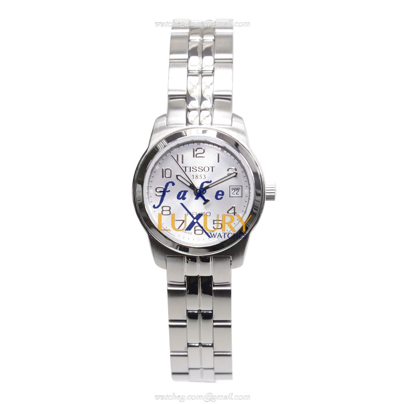 Tissot T049.210.11.032.00 T-Classic Quartz Replica Watch, Silver Dial, Steel Bracelet - Image 2