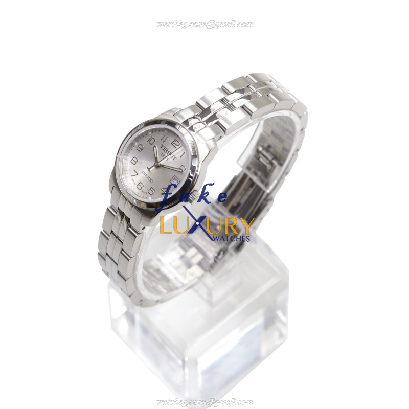 Tissot T049.210.11.032.00 T-Classic Quartz Replica Watch, Silver Dial, Steel Bracelet - Image 3