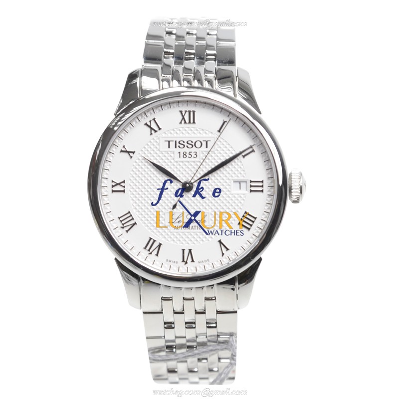 Tissot T-CLASSIC T41.1.483.33 Replica Watch, Automatic Movement, Silver Dial, Steel Bracelet - Image 2