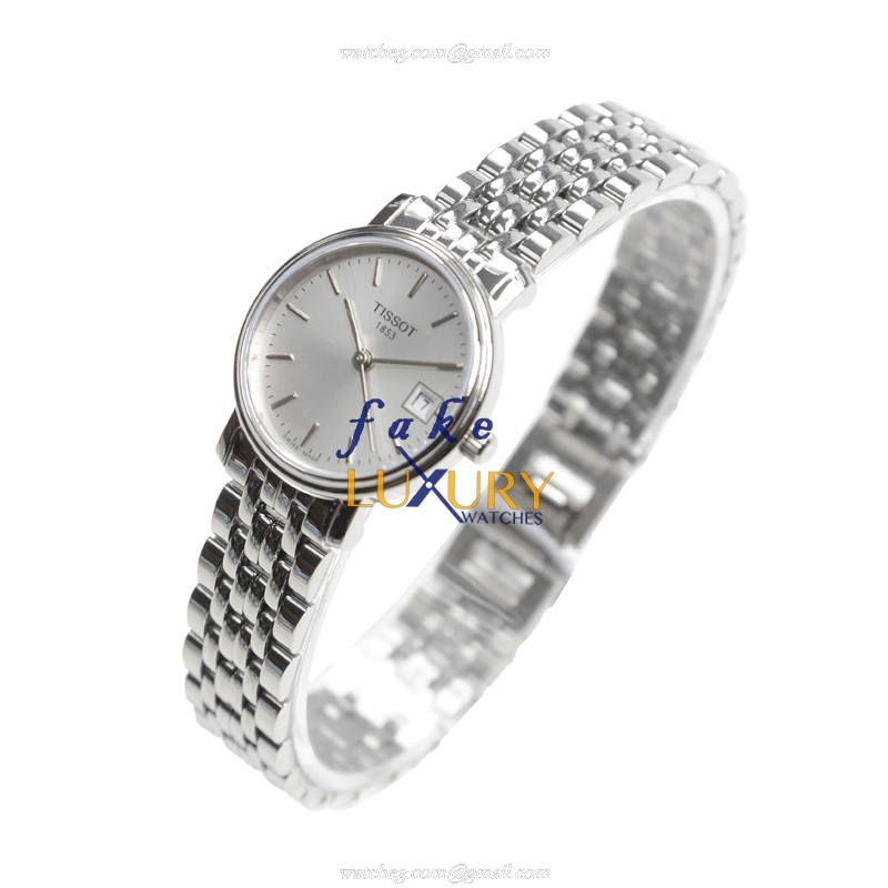 Tissot T52.1.281.31 T-Classic Replica Watch Silver Dial Quartz Stainless Steel Bracelet - Image 3