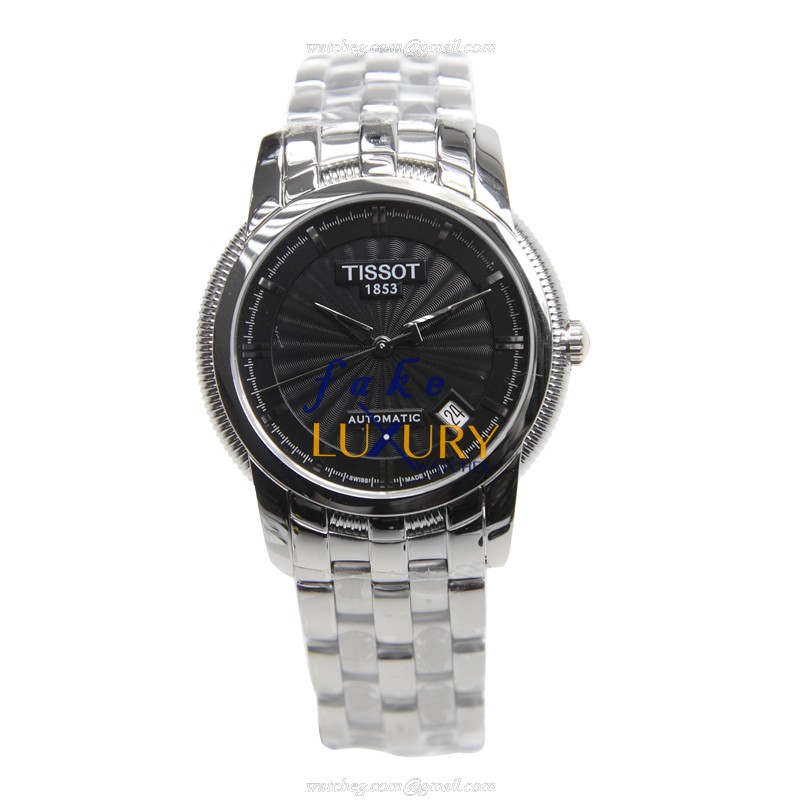 Tissot T-CLASSIC T97.1.483.51 Automatic Stainless Steel Black Dial Silver Bracelet Replica Watch - Image 2