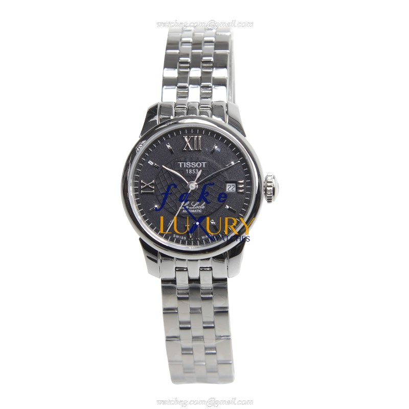 Tissot T-CLASSIC T41.1.183.53 Automatic Stainless Steel Black Dial Silver Bracelet Replica Watch - Image 2
