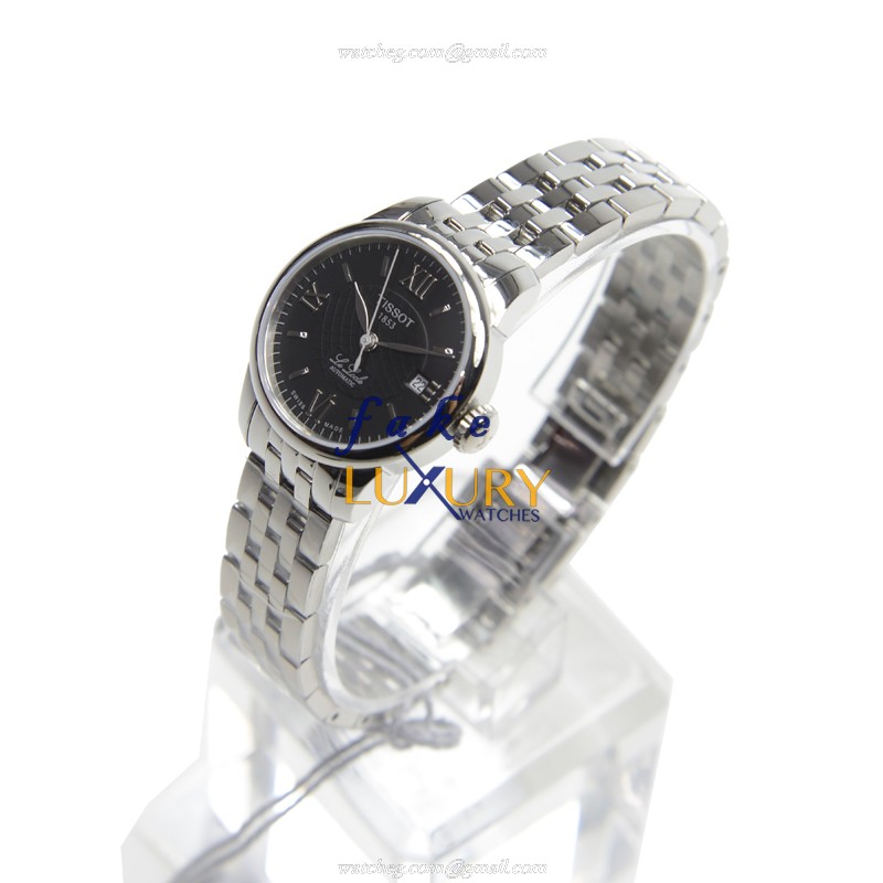 Tissot T-CLASSIC T41.1.183.53 Automatic Stainless Steel Black Dial Silver Bracelet Replica Watch - Image 3