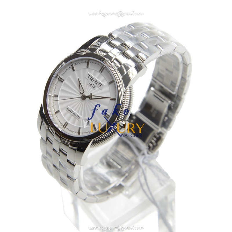 Tissot T97.1.483.31 Replica Watch Automatic White Dial Stainless Steel Bracelet 39.5mm - Image 3