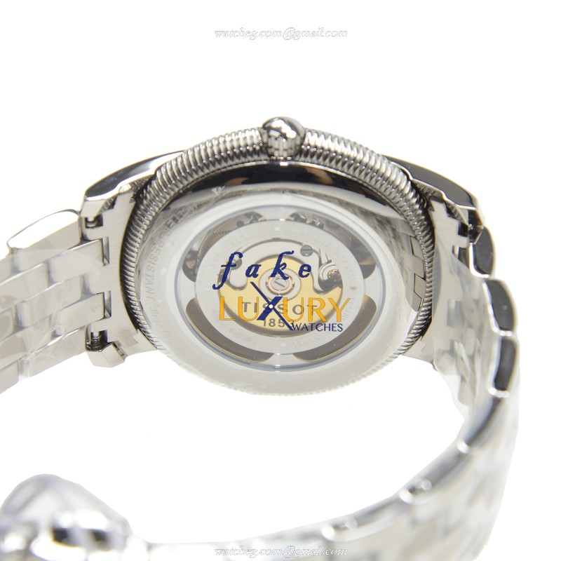 Tissot T97.1.483.31 Replica Watch Automatic White Dial Stainless Steel Bracelet 39.5mm - Image 4