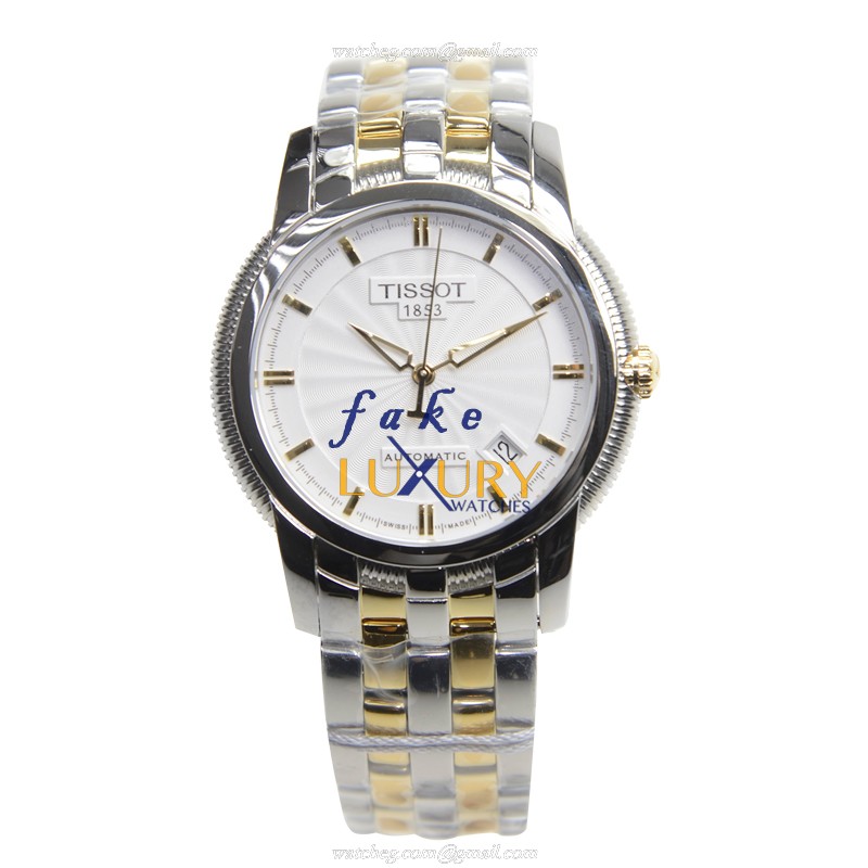 Tissot T97.2.483.31 Replica Watch, White Dial, Steel Case, Automatic Movement - Image 2