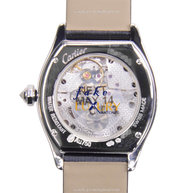 -507231-WA CARTIER TORTUE Manual Wind 18kt White Gold Diamond Replica Watch - Image 3
