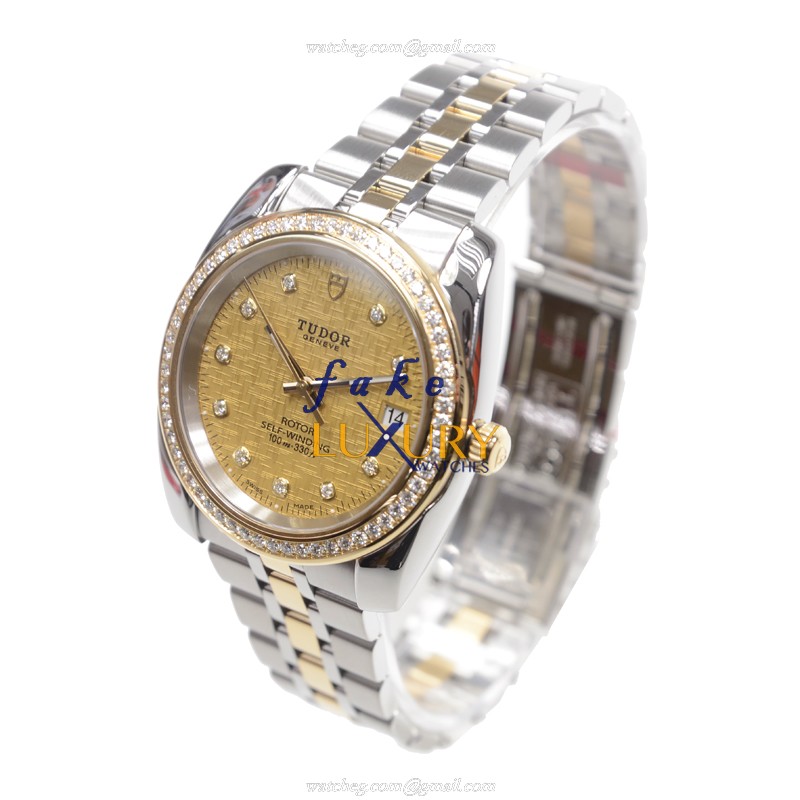Tudor 21023-65583-10DI-CHCL CLASSIQUE - Automatic - Gold & Steel Case Replica Watch - Image 3