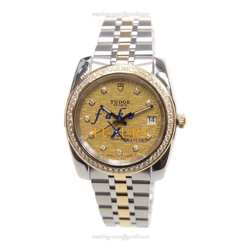 Tudor 21023-65583-10DI-CHCL CLASSIQUE - Automatic - Gold & Steel Case Replica Watch - Image 2