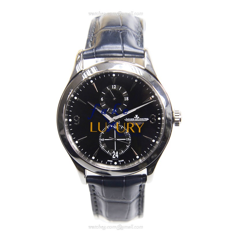 Jaeger-Lecoultre Q162847N Master Ultra Thin Automatic Black Dial Stainless Steel Replica Watch - Image 2