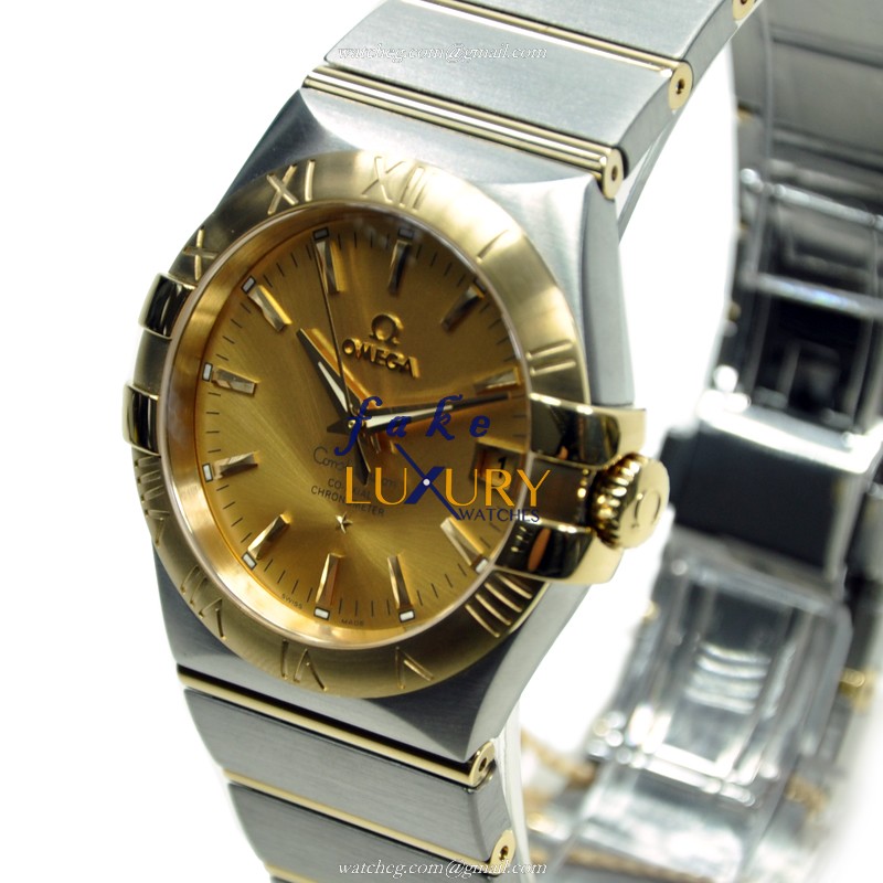 Omega 123.20.35.20.08.001 Replica Constellation Watch With Automatic Movement, 18kt Gold Steel - Image 3