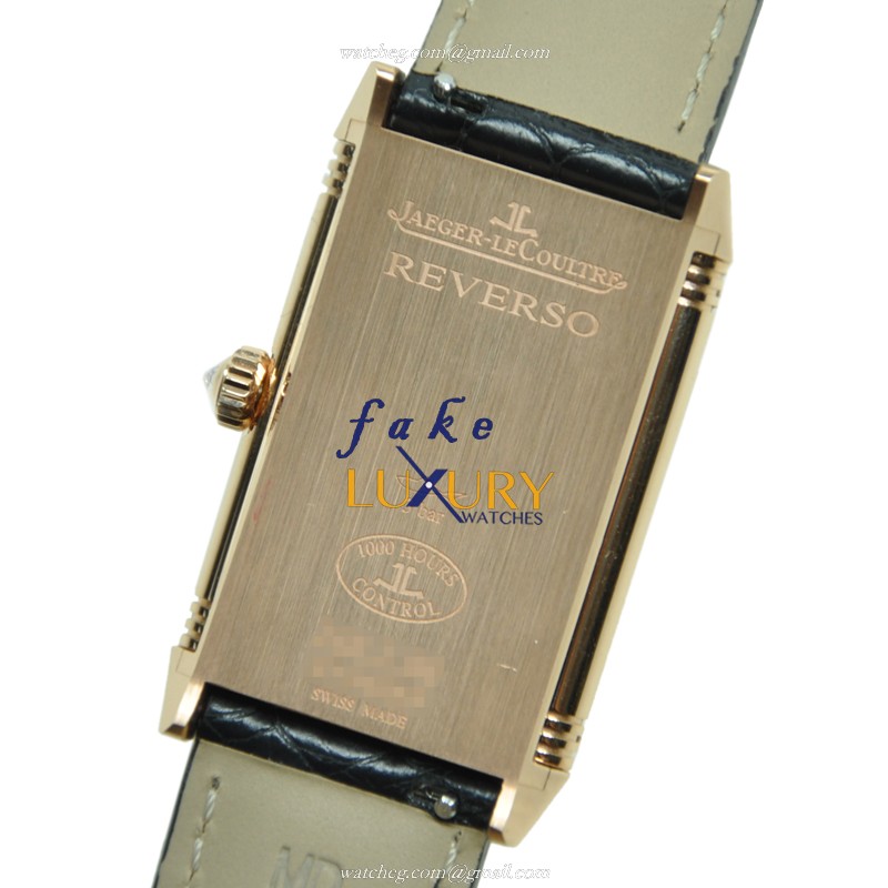 Jaeger-Lecoultre Q3202421 REVERSO Manual Wind 18kt Rose Gold & Diamonds Replica Watch, Silver Dial - Image 3