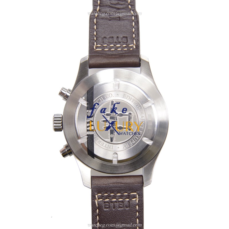 IWC IW387806 Replica Watch, Automatic, Brown Dial, Stainless Steel Case, Cowhide Strap - Image 3