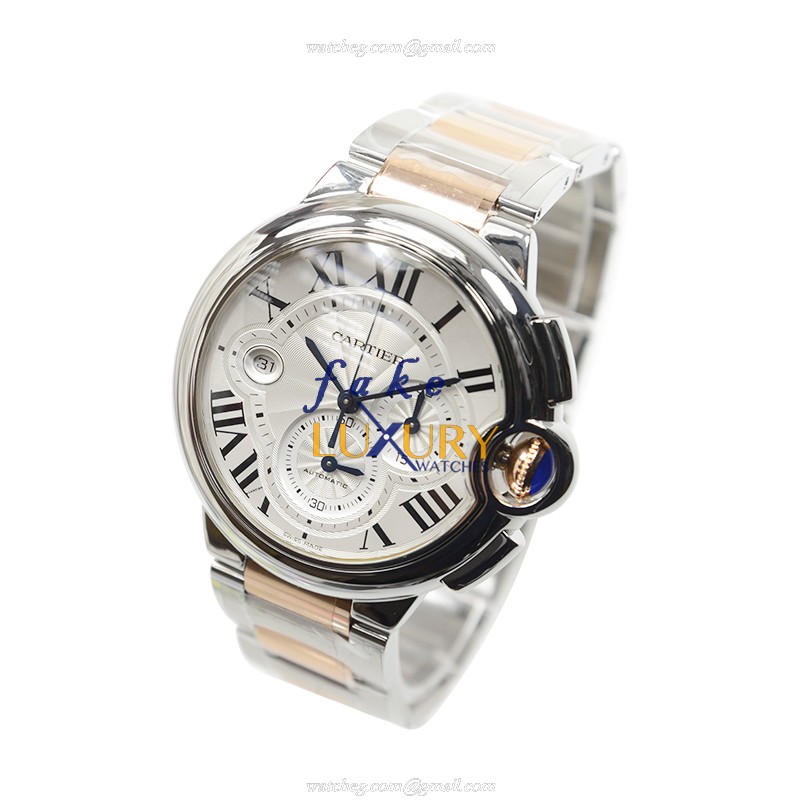 Cartier W6920075 Ballon Bleu Replica Watch, Silver Dial, 18kt Rose Gold Case, Automatic Movement - Image 3