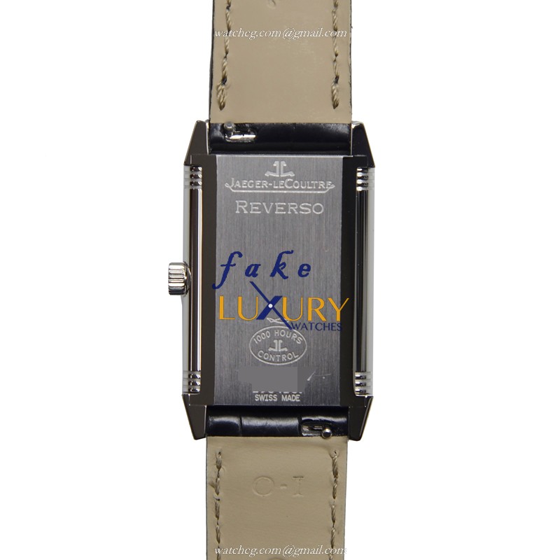 Jaeger-Lecoultre Q2518412 Quartz Stainless Steel Case Replica Watch - White Dial, Black Alligator - Image 3