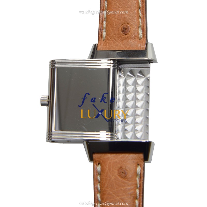 Jaeger-Lecoultre Q2608411 Manual Wind Stainless Steel Case Replica Watch, Silver Dial, Brown - Image 4