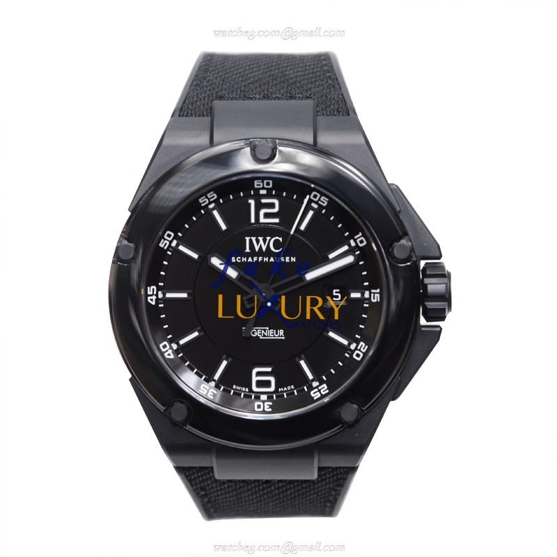 IWC IW322503 Ingenieur - Replica Watch - Automatic - Ceramic Case - Black Dial - Fabric Strap - Image 2