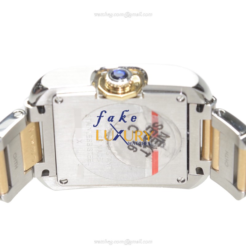 Cartier TANK W5310046 - Replica Watch - Quartz - Stainless Steel Case - 22.7mm - Silver Dial - Image 4
