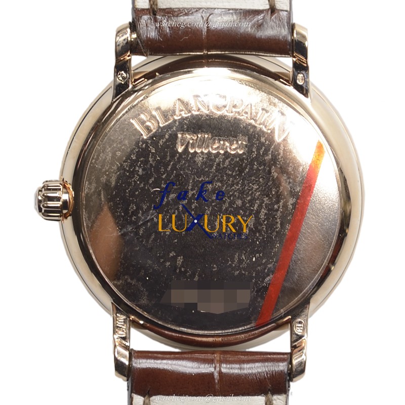 Blancpain 6102-2987-55A Villeret Replica Watch with Automatic Movement, Rose Gold Case - Image 3