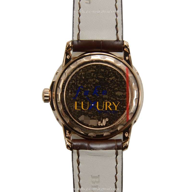 Blancpain 2360-2991A-55B Leman Replica Watch, Automatic, Rose Gold & Diamonds Case, White Dial - Image 3