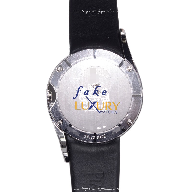 Piaget G0A38166 Limelight Quartz 18kt White Gold Diamond Silver Dial 38mm Replica Watch - Image 3