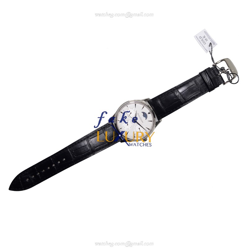 Jaeger-Lecoultre Q1303520 Master Ultra Thin Replica Watch, Automatic, Silver Dial, 18kt White Gold - Image 2
