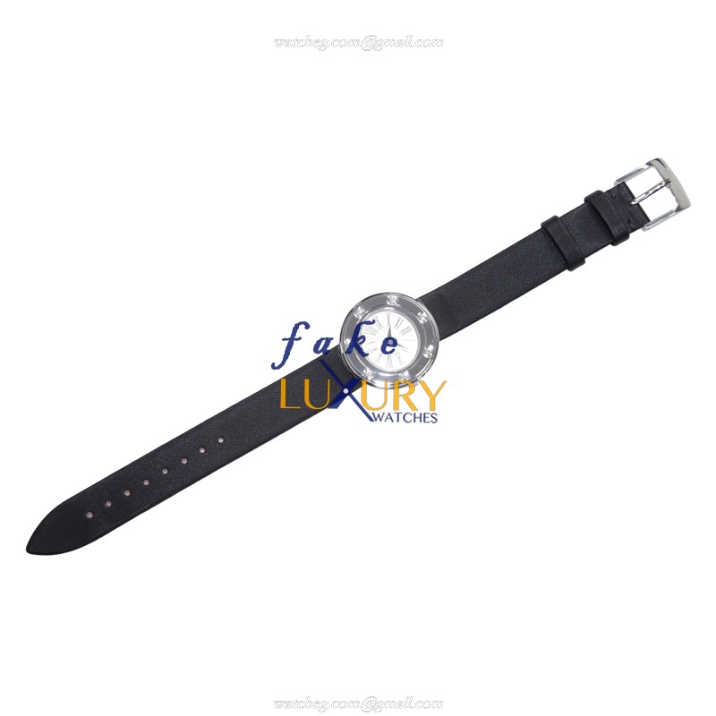 Piaget G0A35085 Replica Watch 29mm Quartz White Dial 18kt White Gold Case Black Silk Strap - Image 2