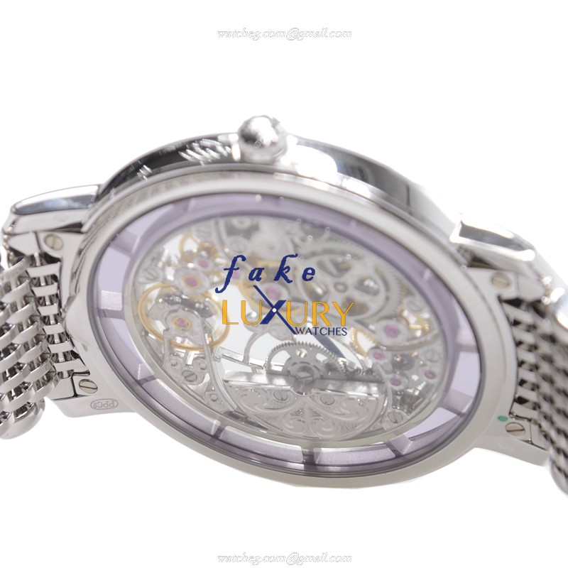 Patek Philippe 5180/1G-001 Replica Watch, Automatic Movement, Silver Dial, 18kt White Gold Case - Image 4