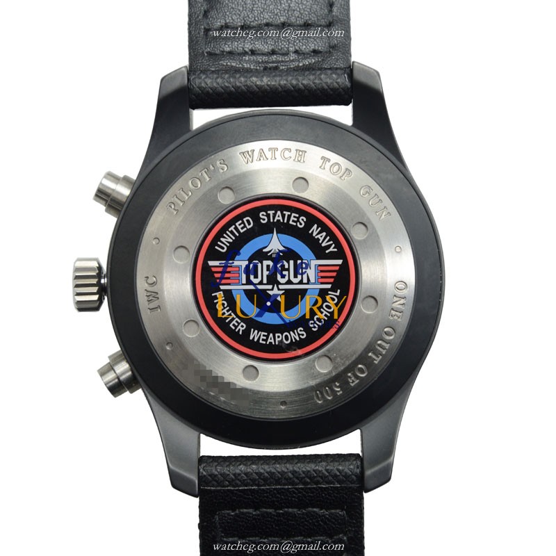 IWC IW388003 PILOTS Replica Watch, Automatic, Ceramic Case, Black Dial, Folding Clasp - Image 3