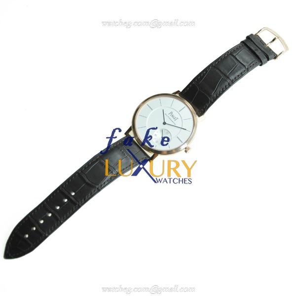 Piaget G0A35131 Altiplano Automatic 18kt Rose Gold Silver Dial Replica Watch - Image 2