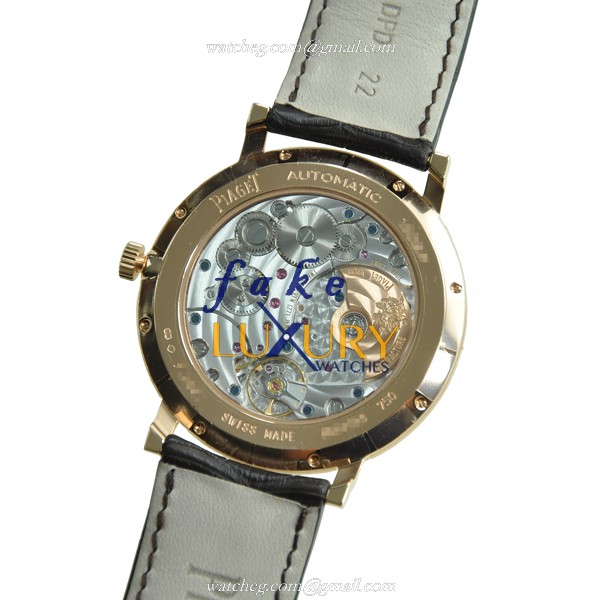 Piaget G0A35131 Altiplano Automatic 18kt Rose Gold Silver Dial Replica Watch - Image 3