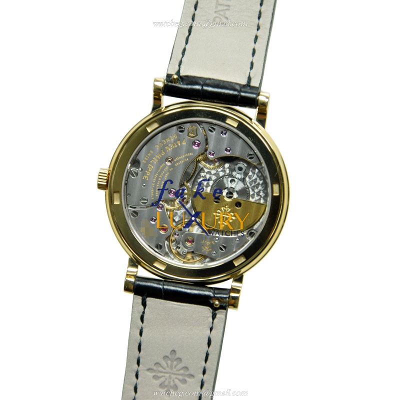 5120J-001 - Patek Philippe Calatrava Replica Watch - Automatic - 18kt Yellow Gold - White Dial - Image 3
