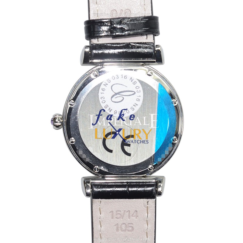 Chopard IMPERIALE 388541-3001 - Replica Watch - 28mm Quartz - Steel Case - Silver Dial - Black - Image 3
