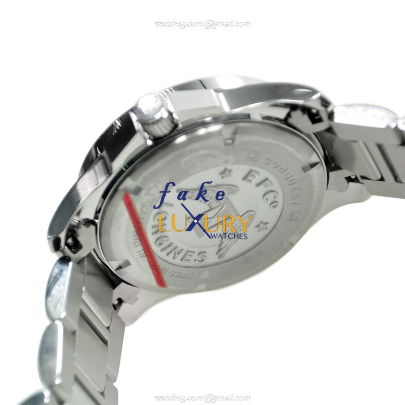 Longines L3.277.4.87.6 Swiss Quartz Stainless Steel Replica Watch, White Mother of Pearl Dial - Image 4