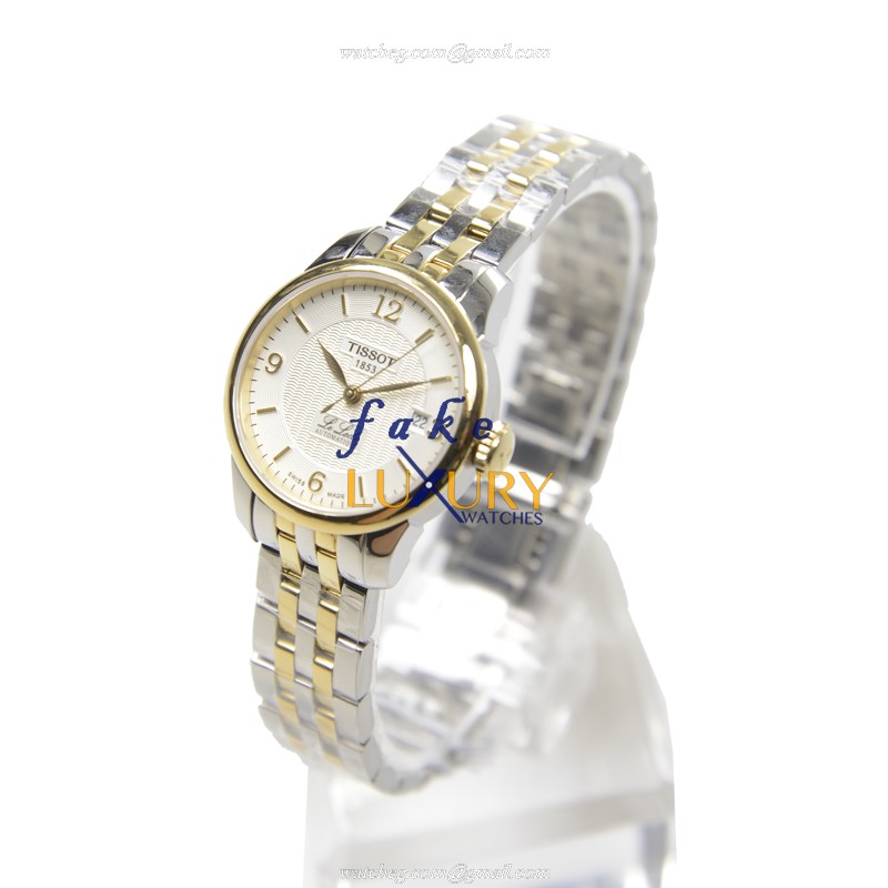 Tissot T41.2.183.34 T-Classic Automatic Replica Watch, White Dial, Stainless Steel Bracelet, 25.3mm - Image 3